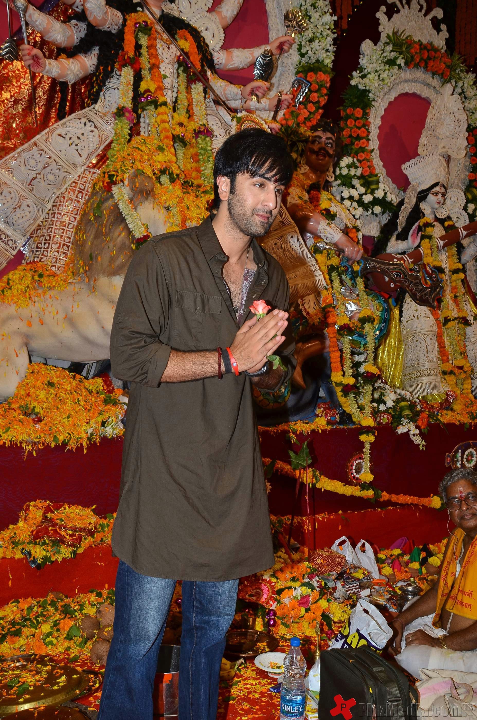 Ranbir Kapoor - Celebrities celebrates Durga Puja | Picture 95388